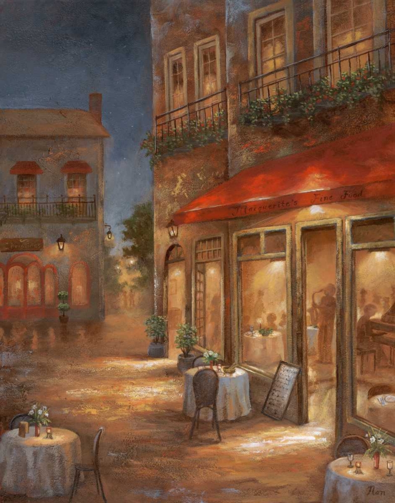 Cafe Marquerite art print by Nan for $57.95 CAD