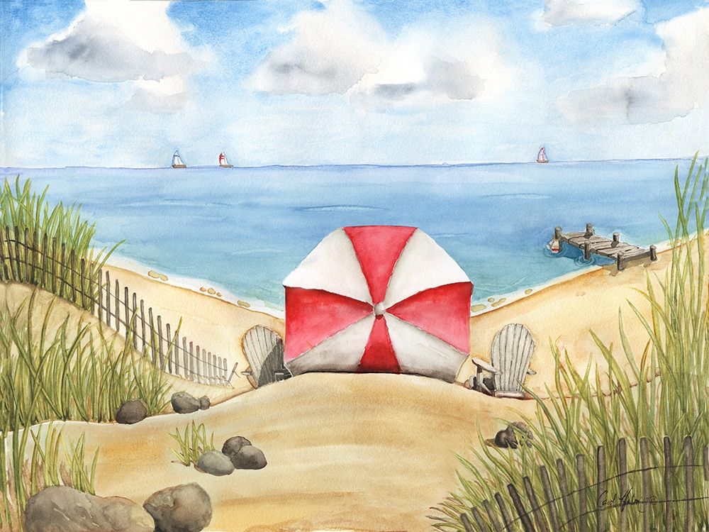 Beach Bliss art print by Carol Halm for $57.95 CAD