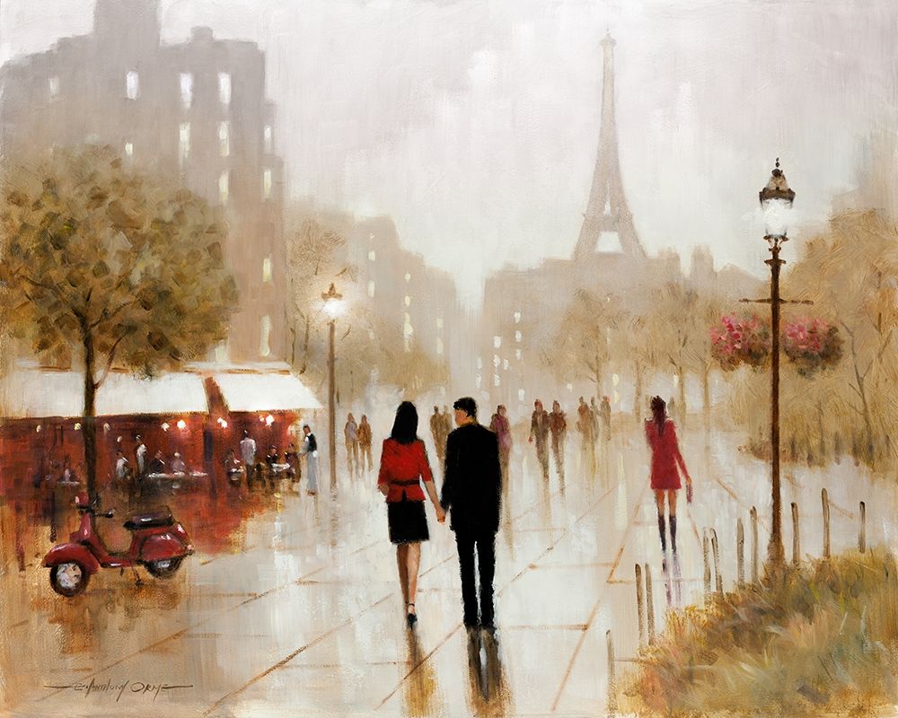 Romantic Stroll art print by E. Anthony Orme for $57.95 CAD