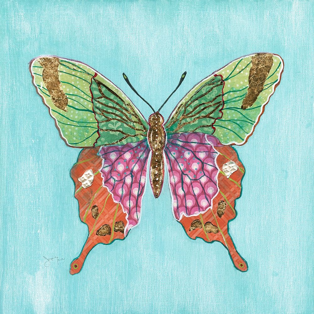 Butterfly on Blue art print by Tava Studios for $57.95 CAD