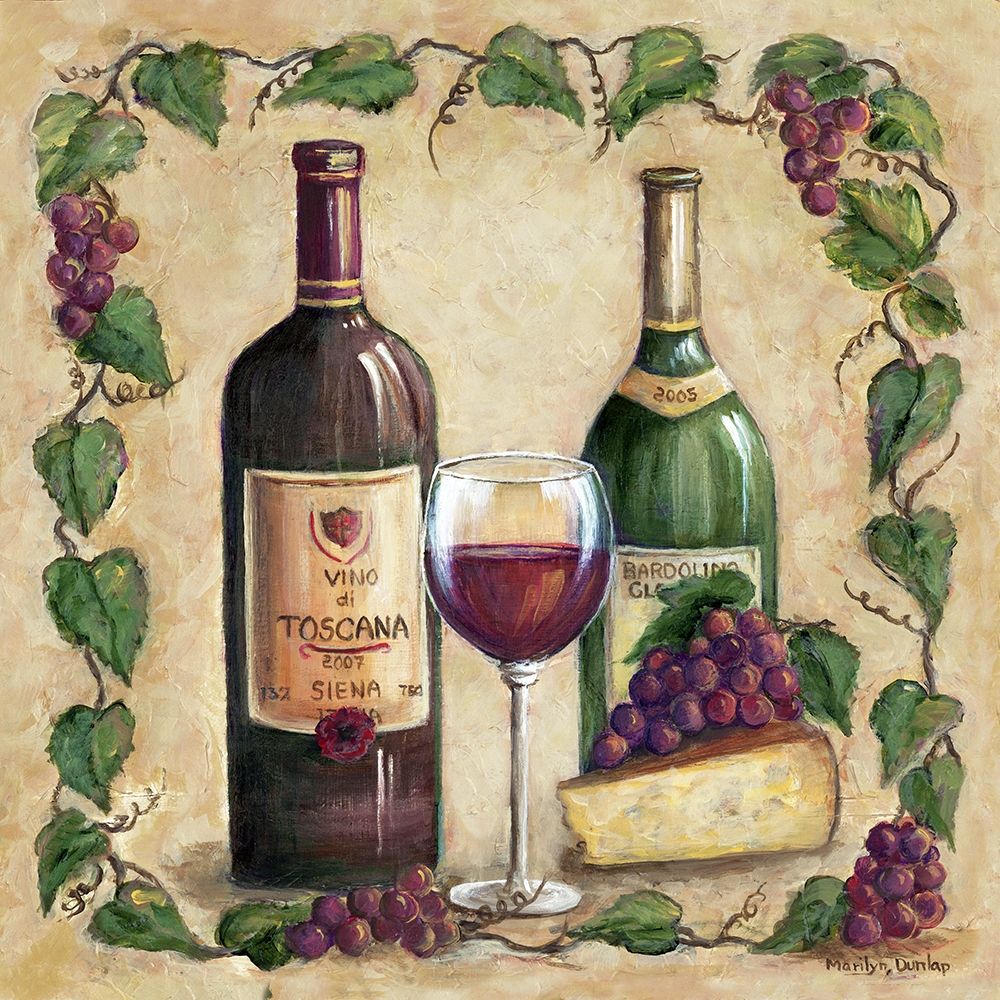 Vino Di Toscana art print by Marilyn Dunlap for $57.95 CAD