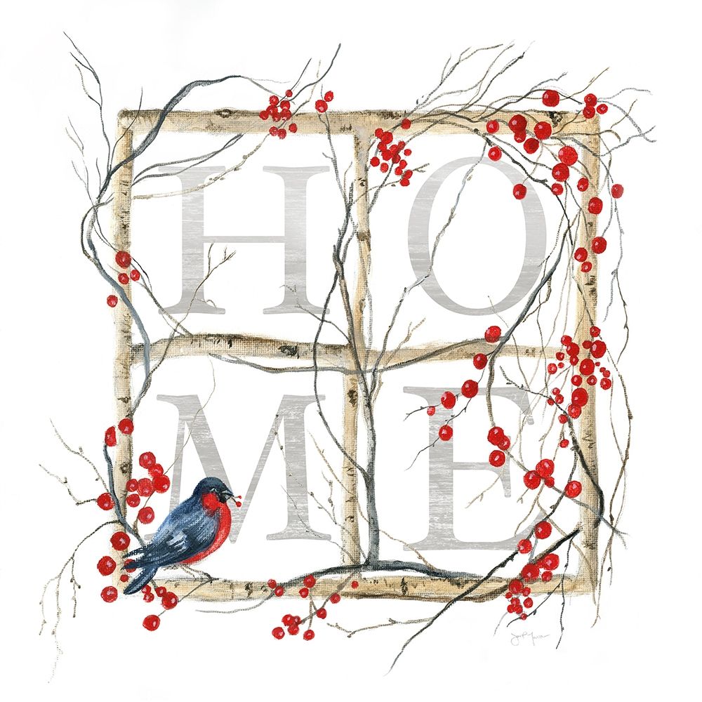 Home Bird Wreath art print by Tava Studios for $57.95 CAD