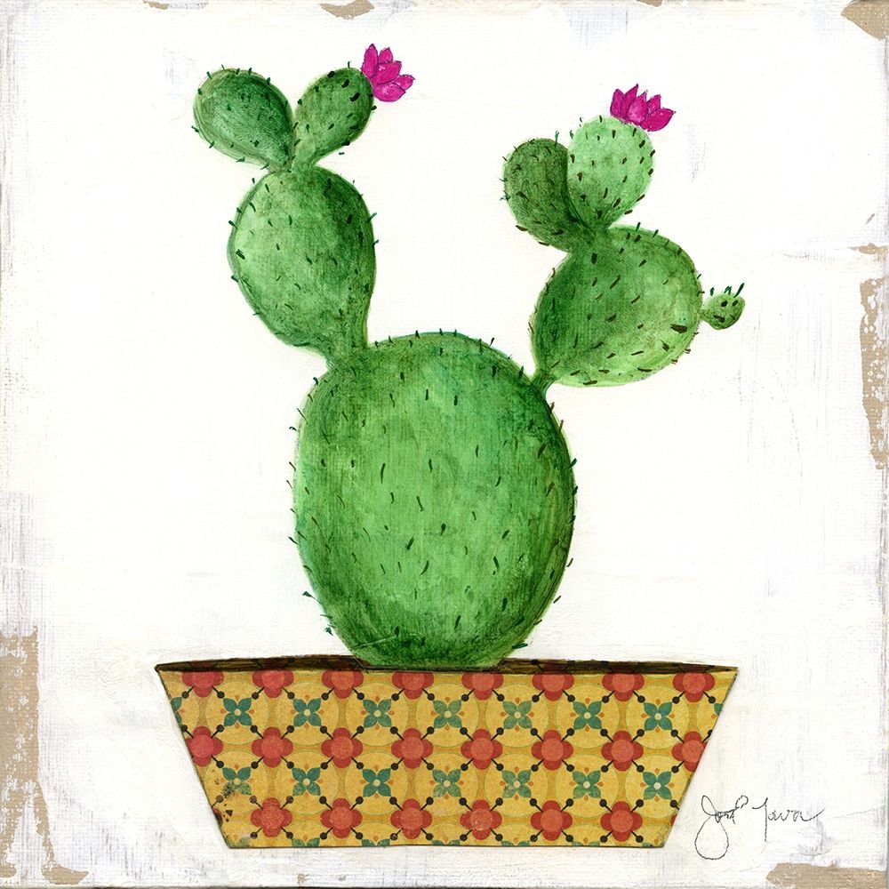 Boho Cacti I art print by Tava Studios for $57.95 CAD