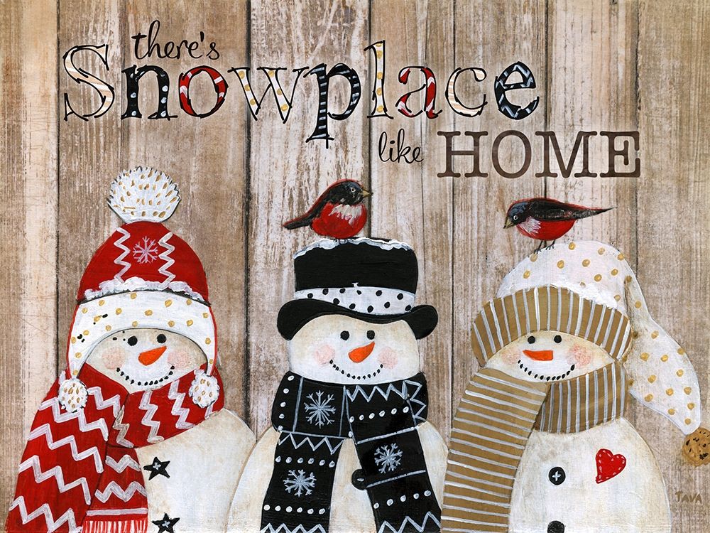 Snowplace Like Home art print by Tava Studios for $57.95 CAD