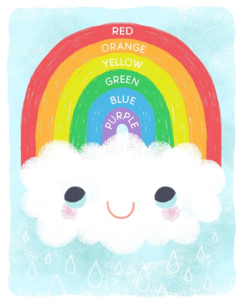 Rainbow Colors art print by Lizzy Doyle for $57.95 CAD