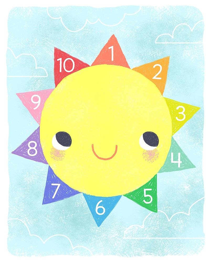 Counting Sun art print by Lizzy Doyle for $57.95 CAD