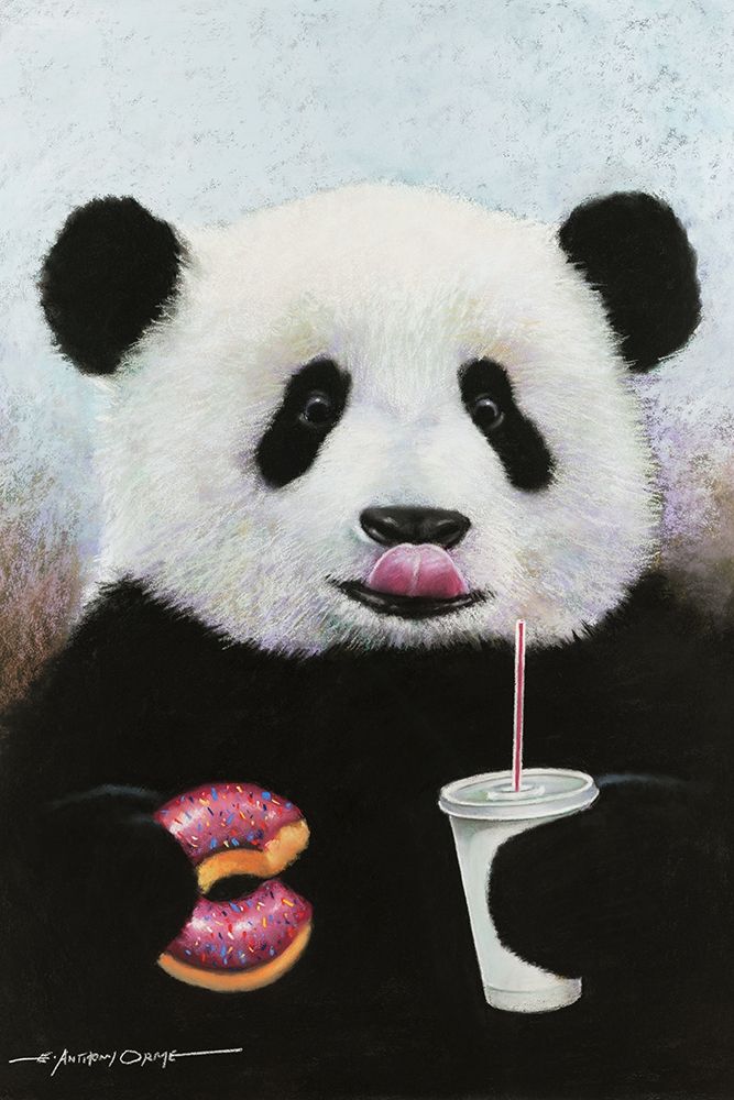 Panda Break art print by E. Anthony Orme for $57.95 CAD