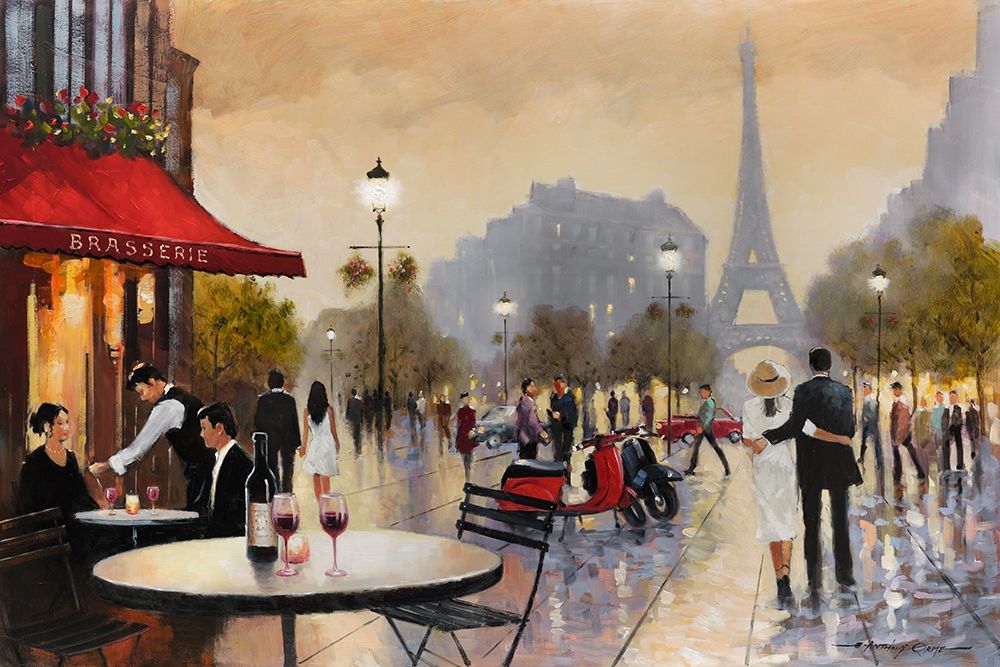 Paris Stroll art print by E. Anthony Orme for $57.95 CAD