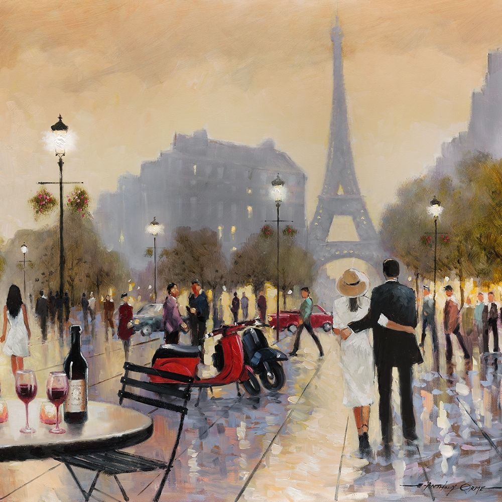 Paris Twilight art print by E. Anthony Orme for $57.95 CAD