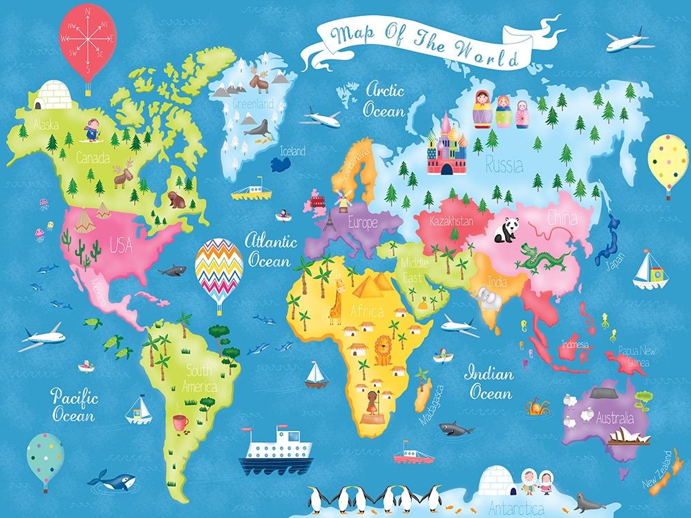Trip Around The World art print by Sophie Hanton for $57.95 CAD