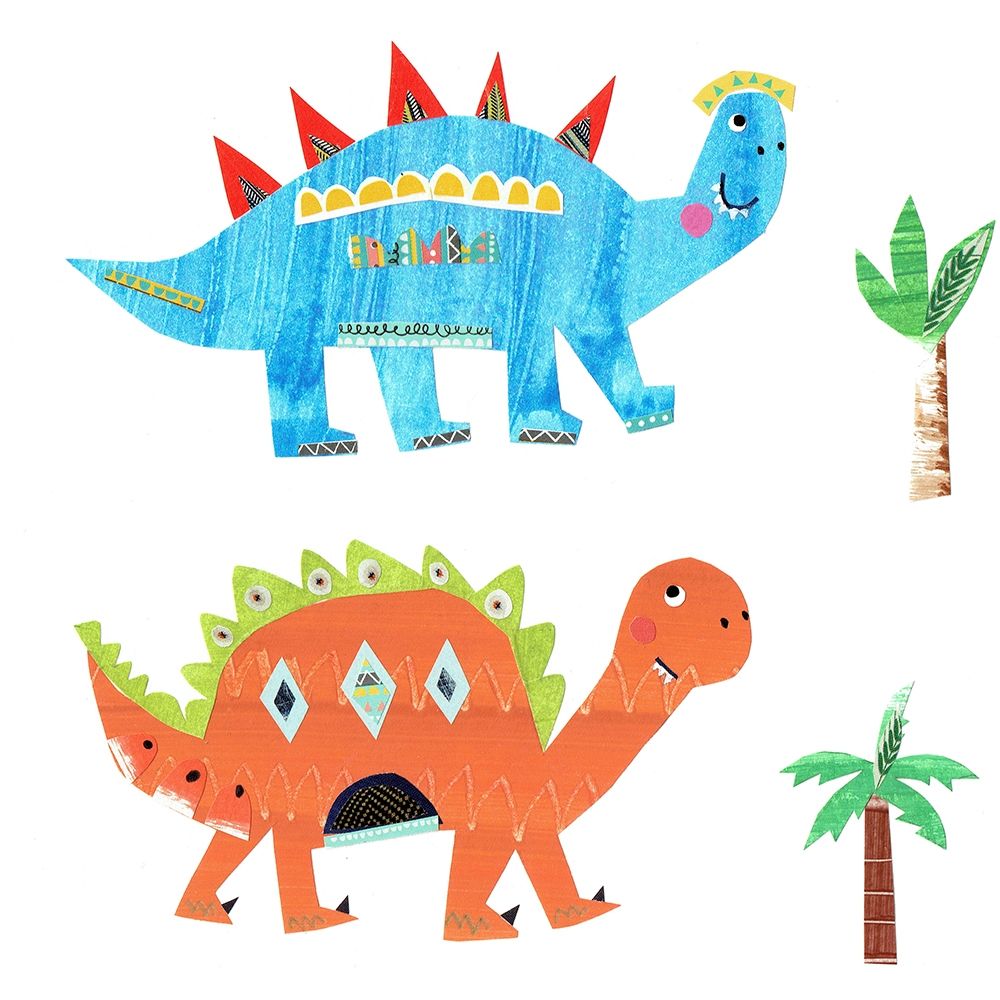 Dino Duo art print by Kate and Elizabeth Pope for $57.95 CAD