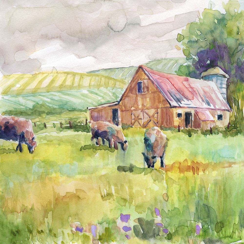 Spring Barn art print by Carol Robinson for $57.95 CAD