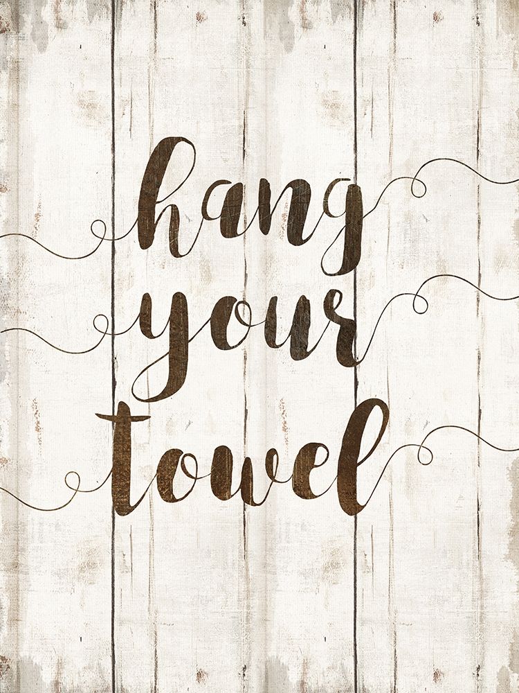 Hang Your Towel art print by Amanda Murray for $57.95 CAD