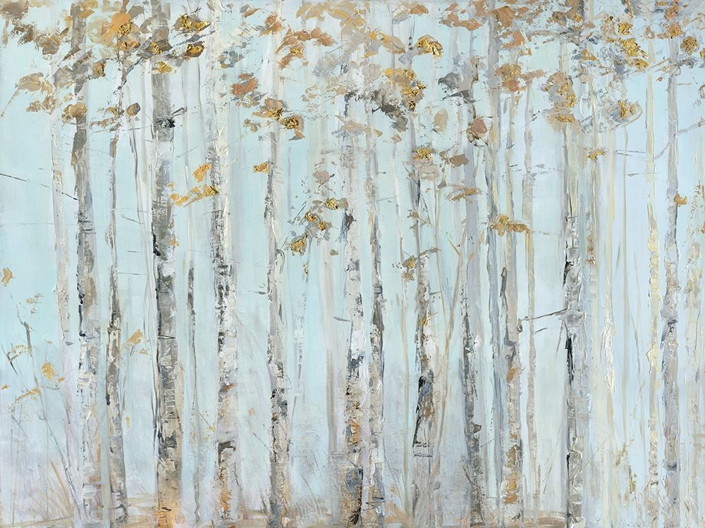 Soft Birch Forest art print by Sally Swatland for $57.95 CAD