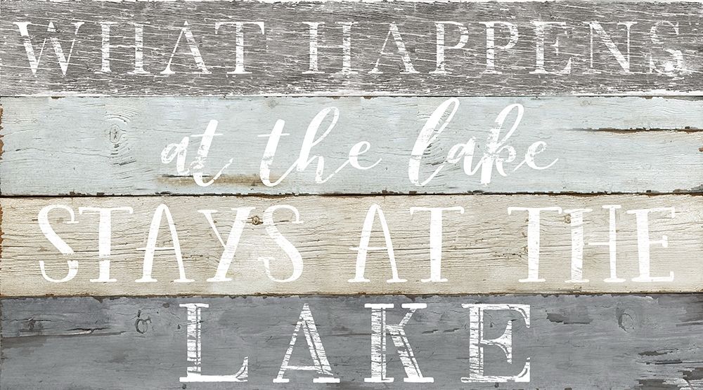 What Happens at the Lake art print by CAD Designs for $57.95 CAD