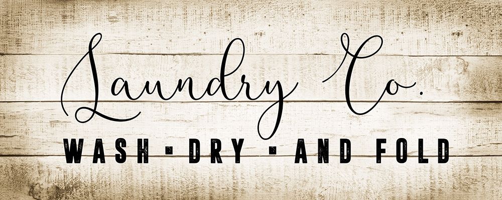 Laundry Co. art print by CAD Designs for $57.95 CAD