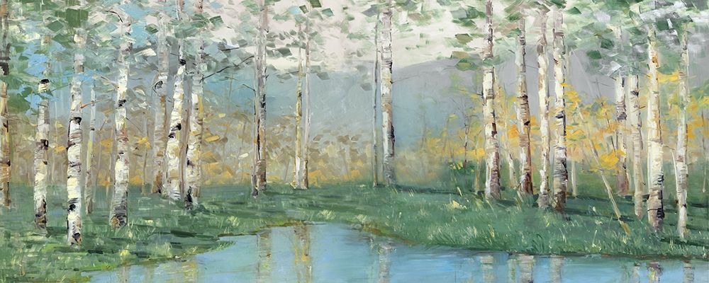 Birch River Reflections art print by Sally Swatland for $57.95 CAD