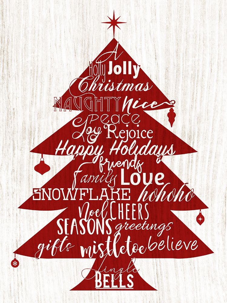 Holly Jolly Christmas Trees art print by Daniela Santiago for $57.95 CAD