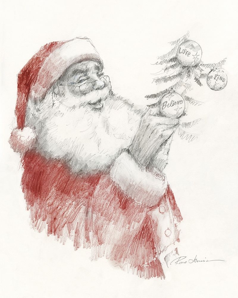 Santas Touch art print by Ruane Manning for $57.95 CAD
