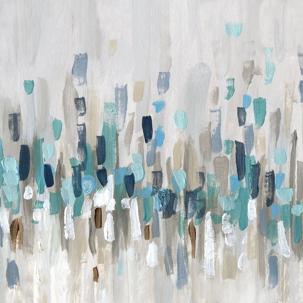 Staccato Blue I art print by Katrina Craven for $57.95 CAD