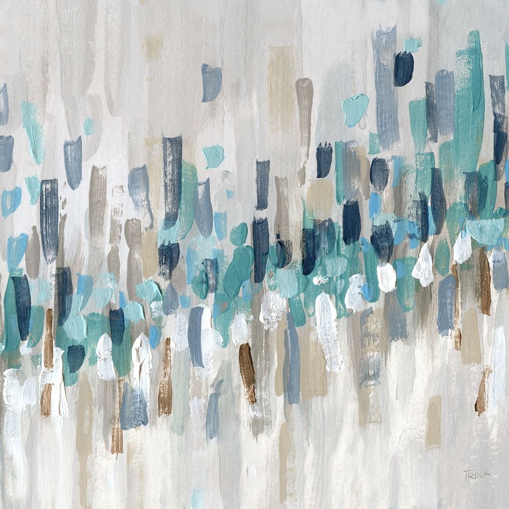 Staccato Blue II art print by Katrina Craven for $57.95 CAD