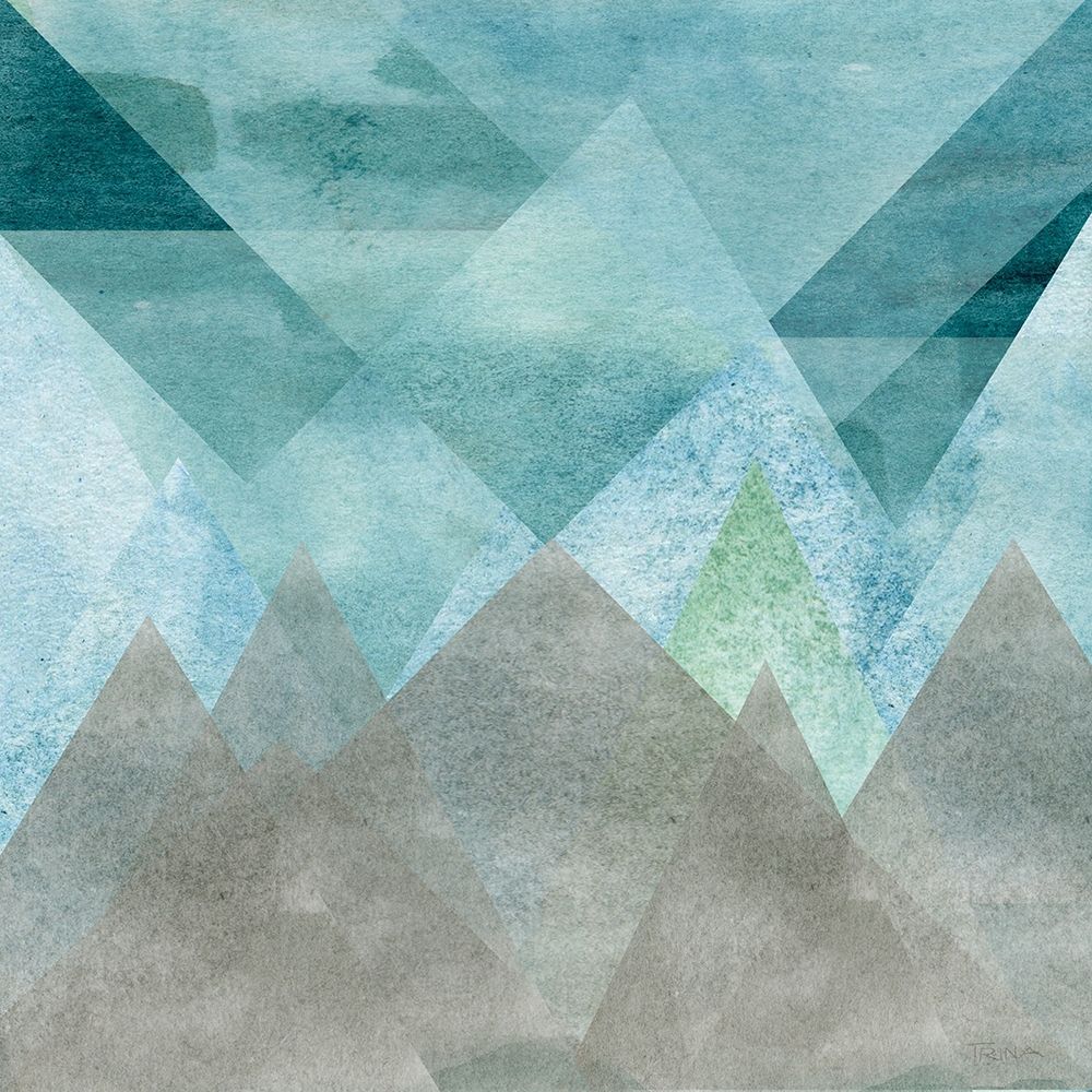 Triangle Mountain art print by Katrina Craven for $57.95 CAD