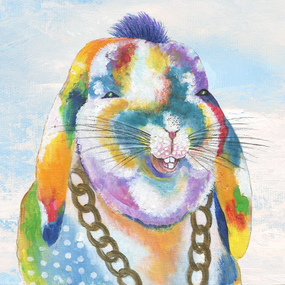 Groovy Bunny and Sky art print by Tava Studios for $57.95 CAD
