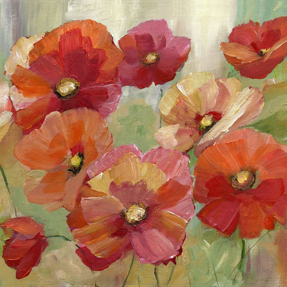 Poppy Party art print by Nan for $57.95 CAD