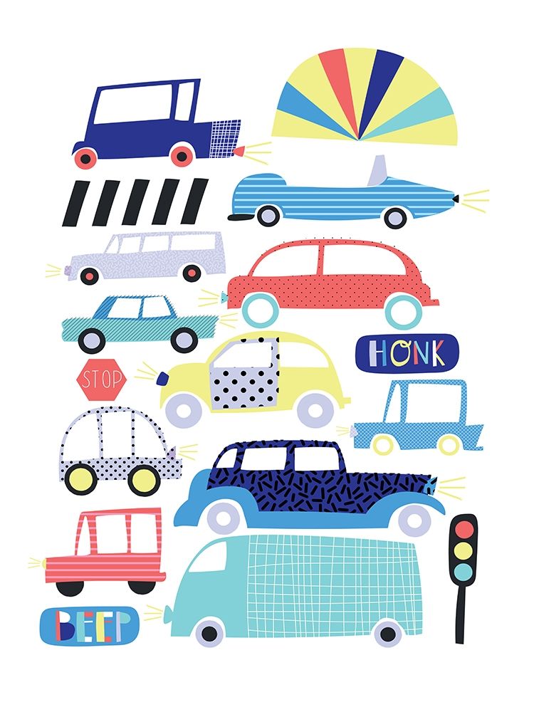 Traffic Jam art print by Alice Potter for $57.95 CAD