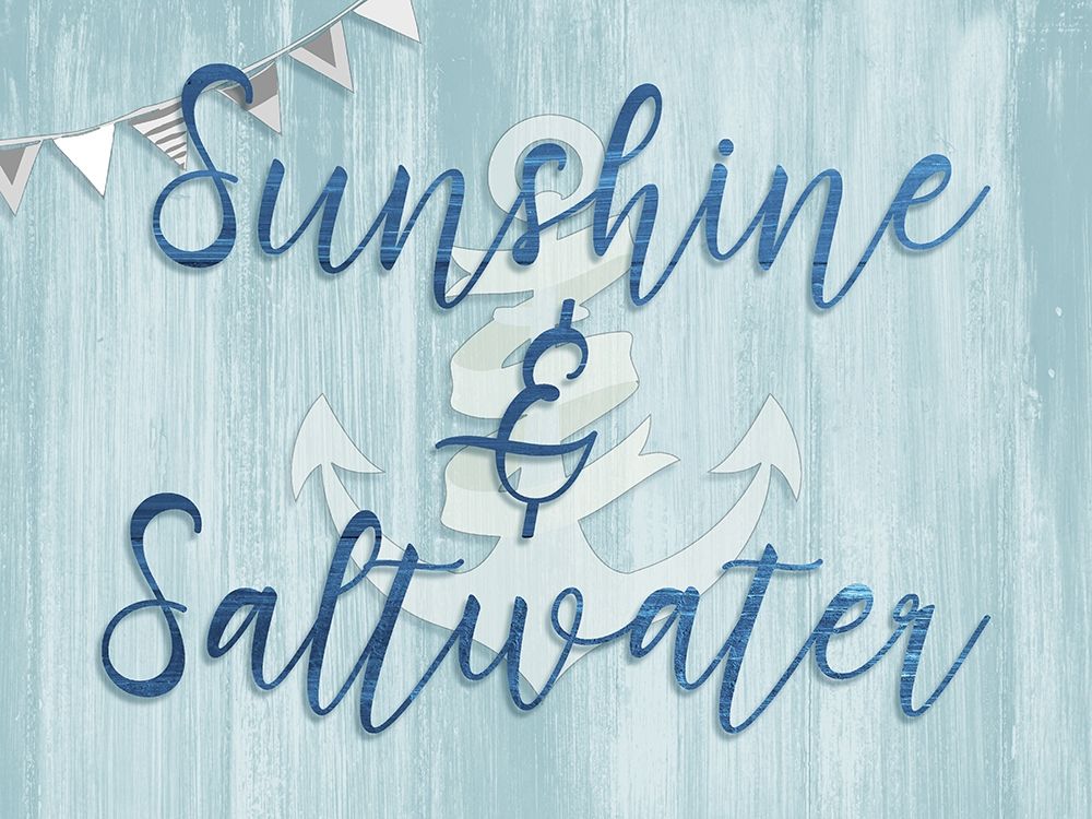 Sunshine and Saltwater art print by CAD Designs for $57.95 CAD