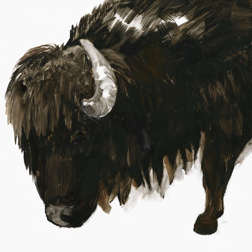 Bison Bull art print by Nan for $57.95 CAD