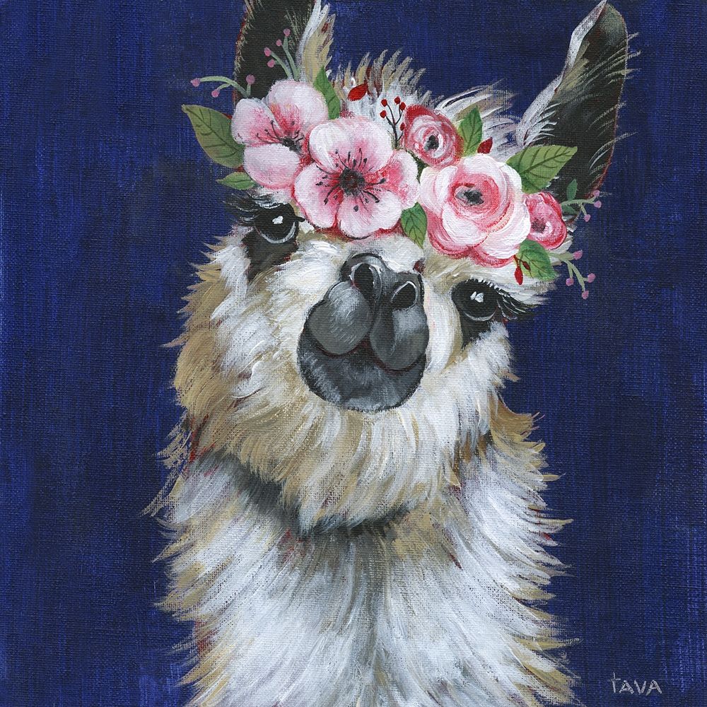 Lady Llama art print by Tava Studios for $57.95 CAD