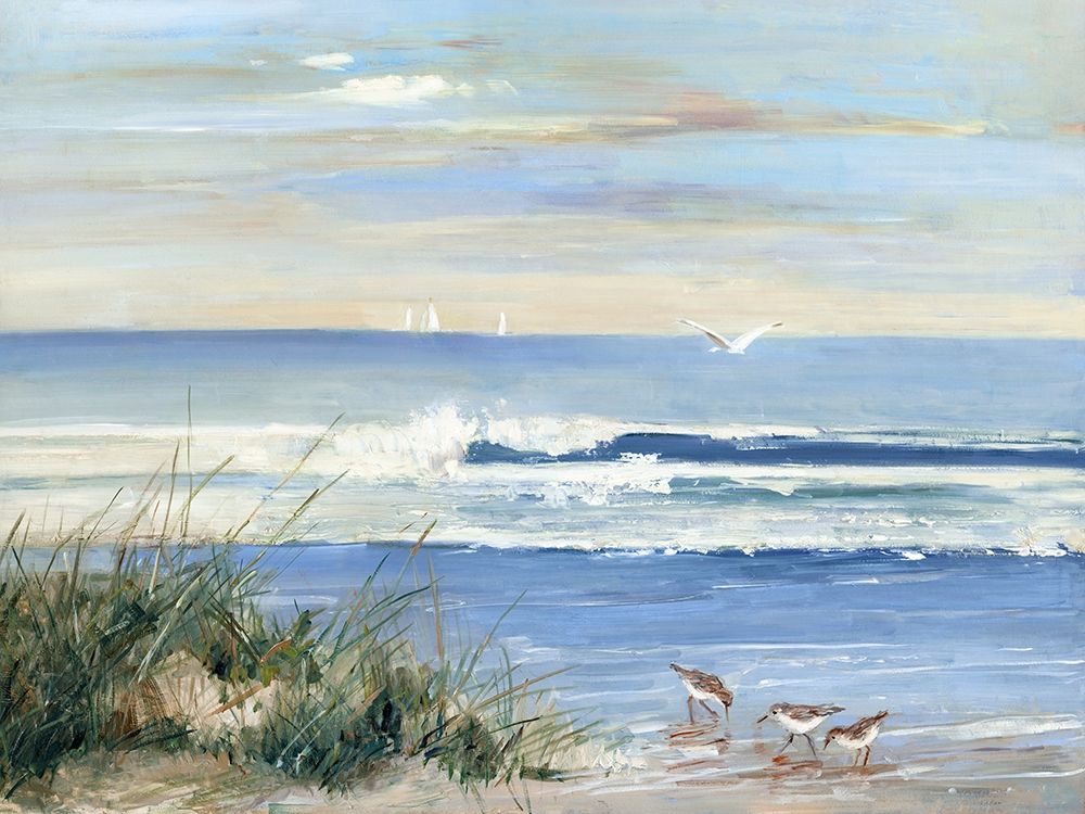 Beach Combers art print by Sally Swatland for $57.95 CAD