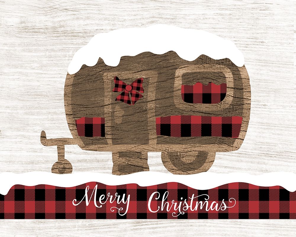 Christmas Camper art print by CAD Designs for $57.95 CAD