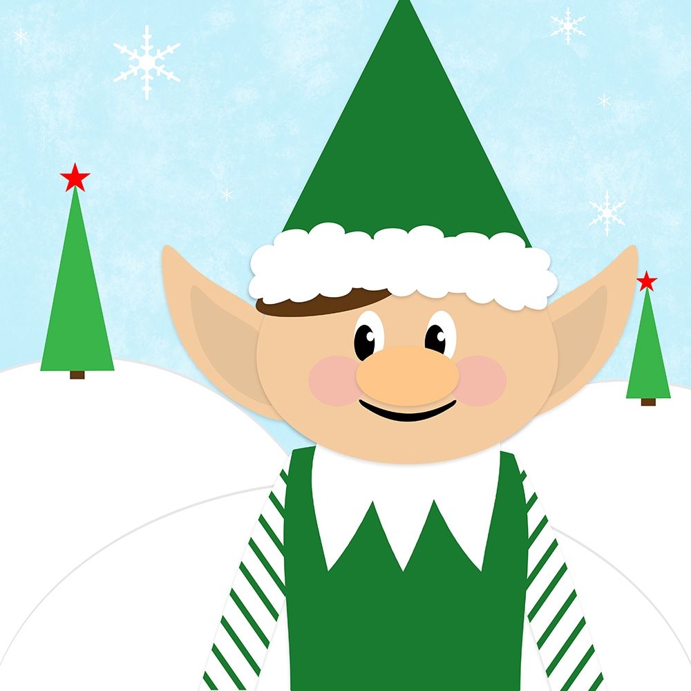 Christmas Elf art print by CAD Designs for $57.95 CAD