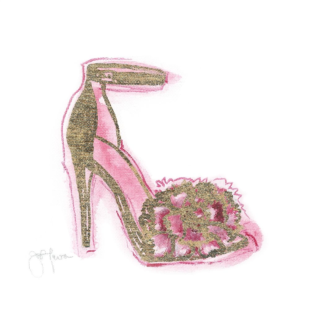 Golden Shoe I art print by Tava Studios for $57.95 CAD