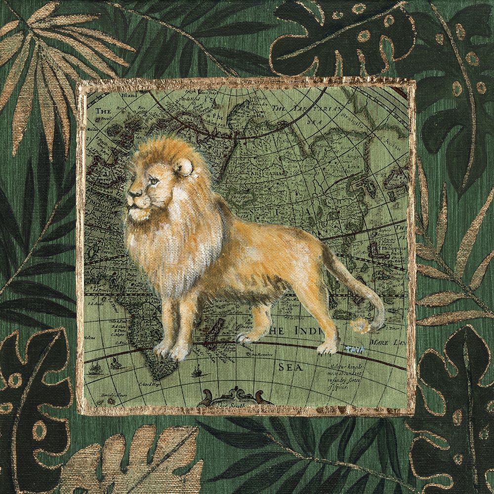 Jungle Lion art print by Tava Studios for $57.95 CAD