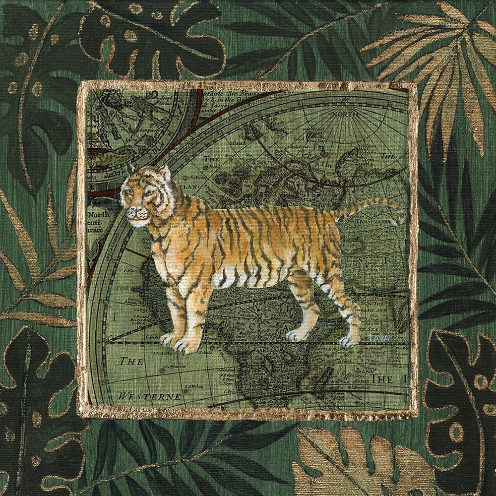 Jungle Tiger art print by Tava Studios for $57.95 CAD