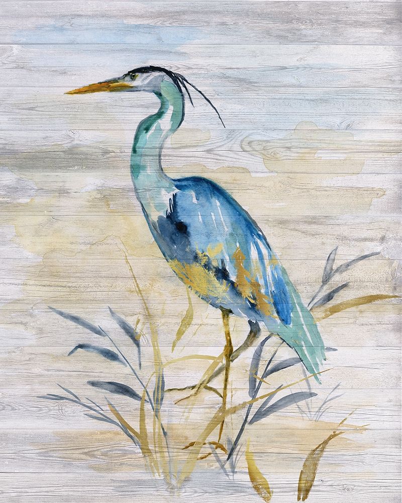 Blue Heron II art print by Nan for $57.95 CAD