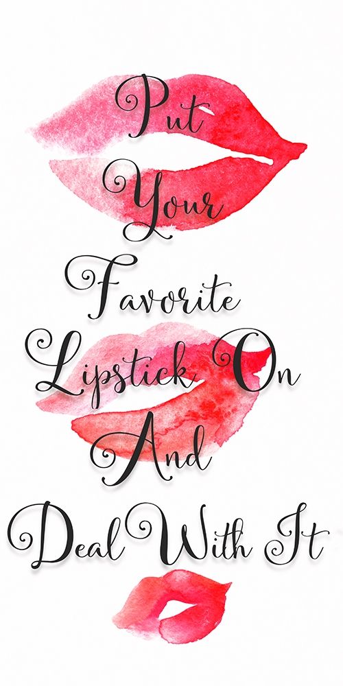 Your Favorite Lipstick art print by Susan Jill for $57.95 CAD