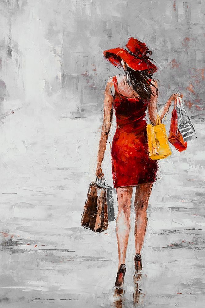 City Shopping II art print by Jolanta Kowalik for $57.95 CAD