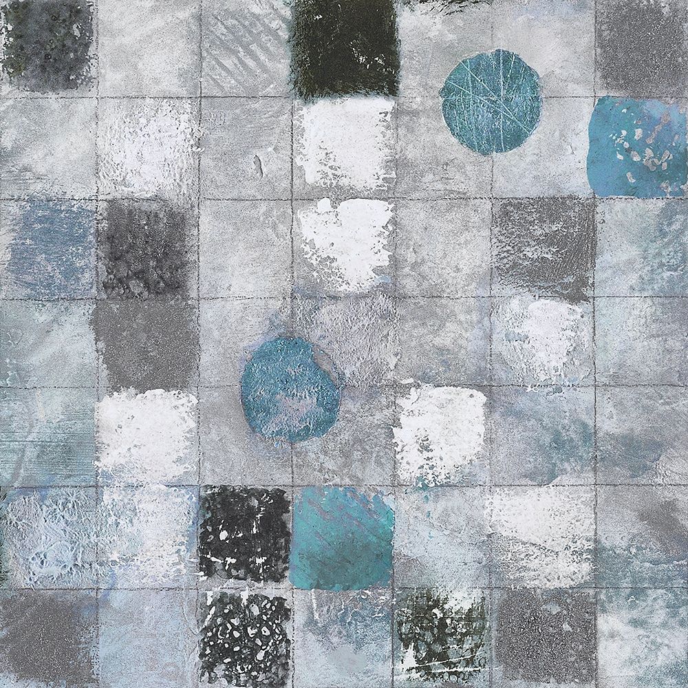 Blue Mosaic II art print by Tava Studios for $57.95 CAD