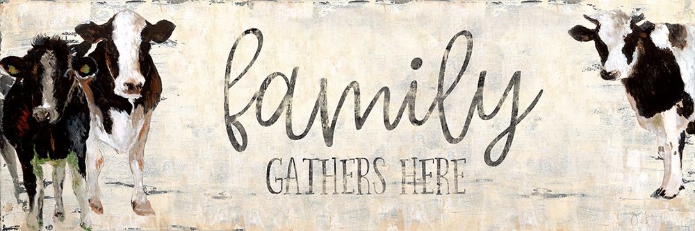 Family Gathers Here art print by Tava Studios for $57.95 CAD