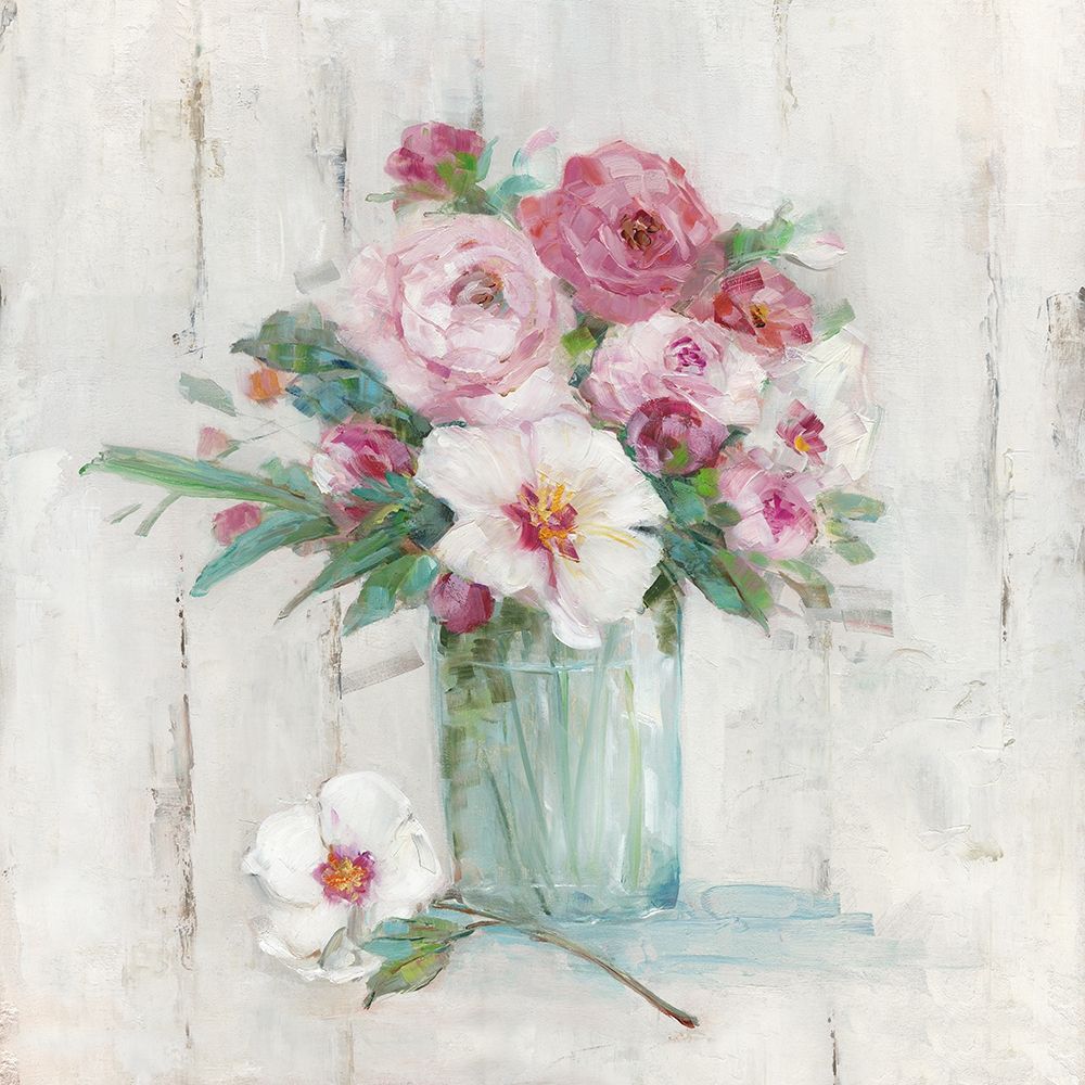 Cottage Sweet Bouquet II art print by Sally Swatland for $57.95 CAD