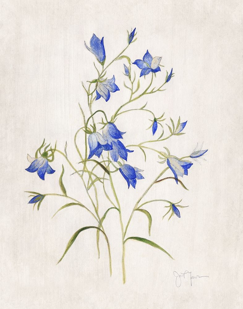 Blue Botanical I art print by Tava Studios for $57.95 CAD