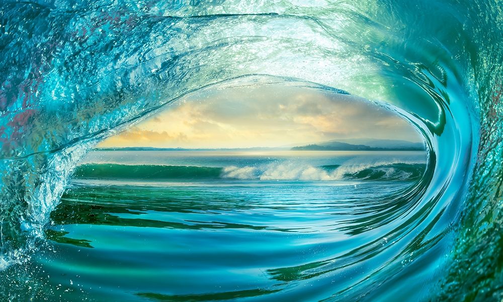 Big Wave art print by Mike Calascibetta for $57.95 CAD