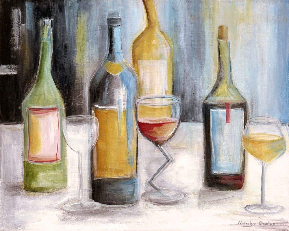 Wine Tasting art print by Marilyn Dunlap for $57.95 CAD
