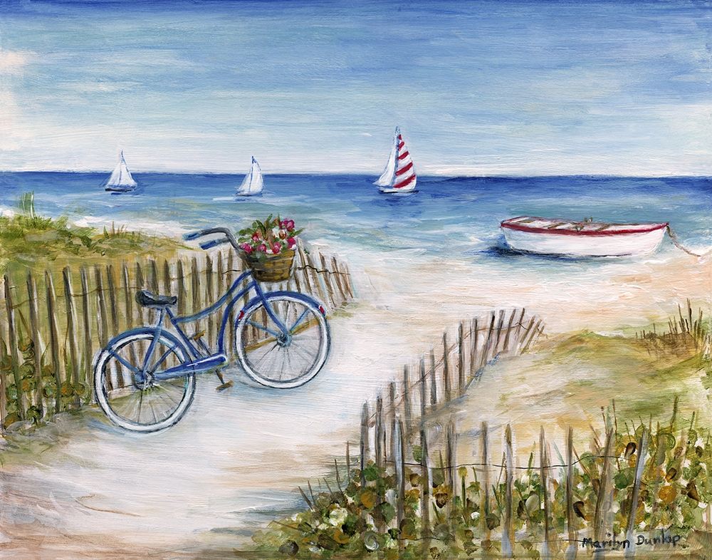 Beach Ride I art print by Marilyn Dunlap for $57.95 CAD