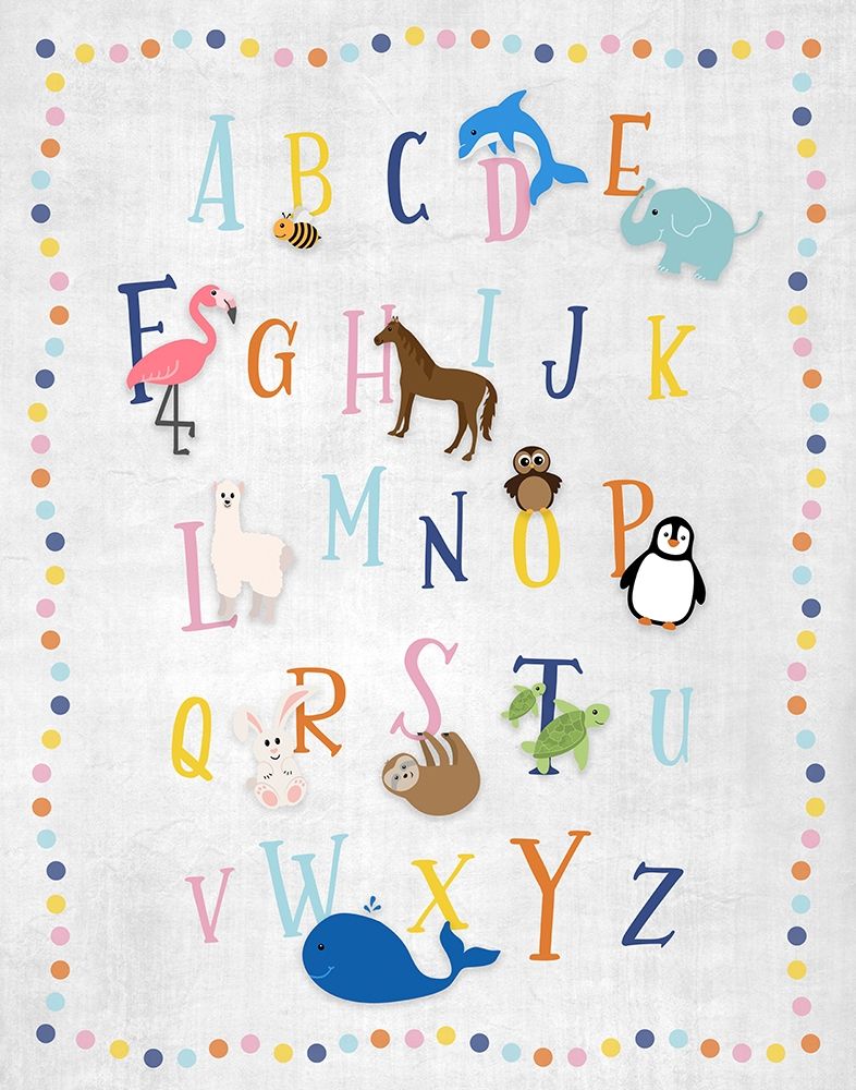 Animal Alphabet art print by Natalie Carpentieri for $57.95 CAD