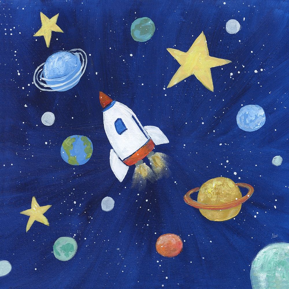 Outer Space art print by Nan for $57.95 CAD